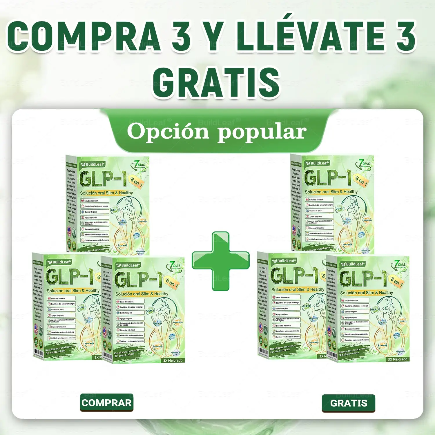 ๐๐ฎ๐ข๐ฅ๐๐๐๐๐ยฎ ๐ฎ๐ณ๐ท-1 ๐
๐ข๐ญ & ๐๐ข๐ญ๐๐ฅ 8 en 1 ๐๐จ๐ฅ๐ฎ๐๐ขรณ๐ง ๐๐ซ๐๐ฅ๐ฅ (Solo una vez al dรญa, cambios visibles en 7 dรญas) Para obesidad, salud cardiovascular, diabetes, apnea del sueรฑo, salud intestinal, problemas articulares y mรกs๏ผๅฏๆฌ๏ผ