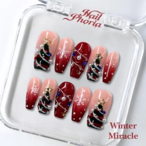 NESLEMY｜Euphoric Holiday Collection | MEGA LIVE 10PCS Handmade Press On Nails