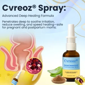 🏷️ EXCLUSIVE DEAL! 50% OFF - Cvreoz® Herbal Hemorrhoid Treatment Anal Spray + Wipes