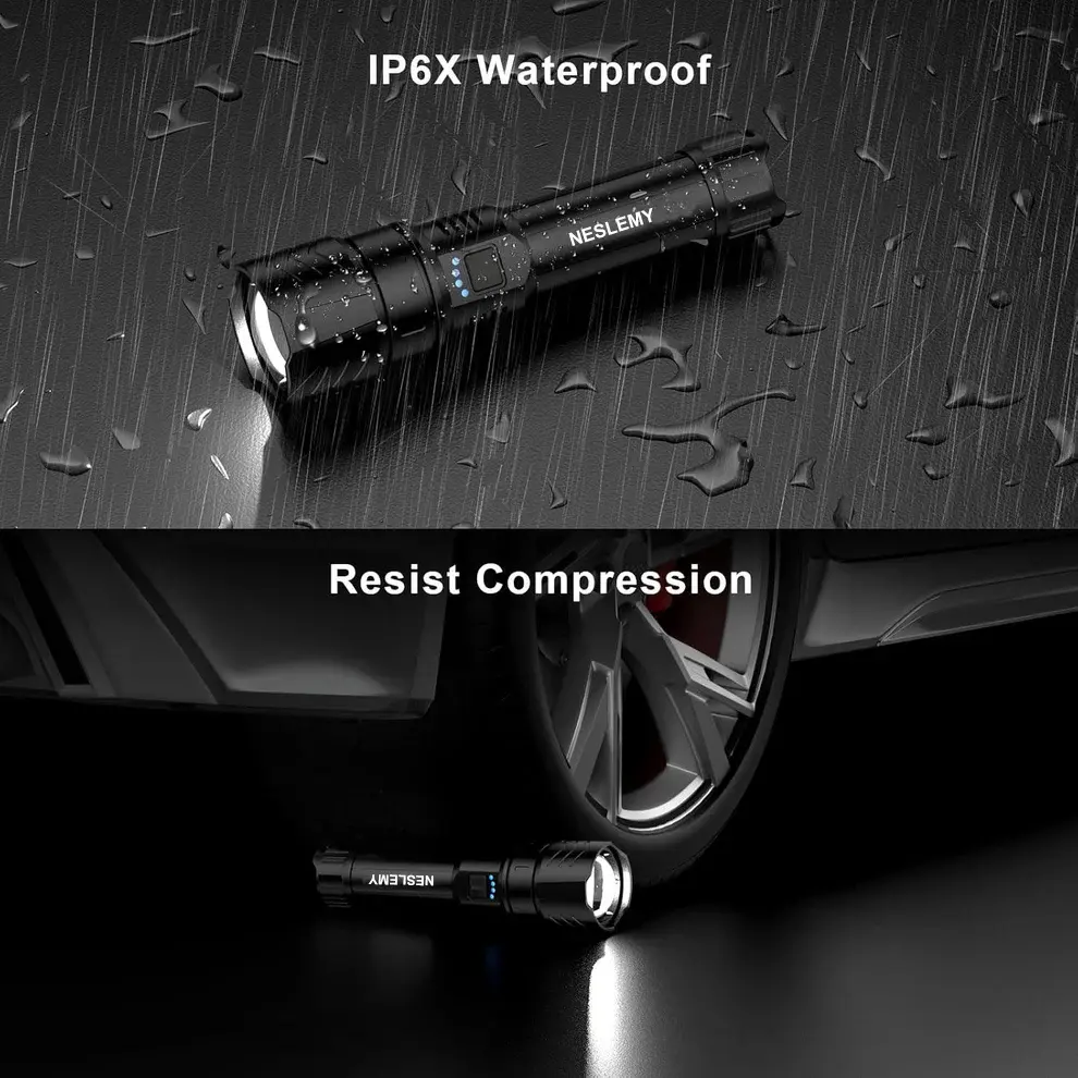 BLACK FRIDAY🎁NESLEMY™LED Flashlight – High Lumen Rechargeable Torch