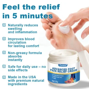 Cvreoz® ADVANCED FOOT PAIN RELIEF CREAM