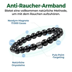 Alternative view of Czticle® AntiSmoke Magnetisches Armband