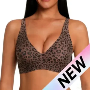 NESLEMY Wireless Push Up Bra for Women